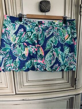 Lilly Pulitzer Pink Label with royal blue, Green and Hot Pink Print